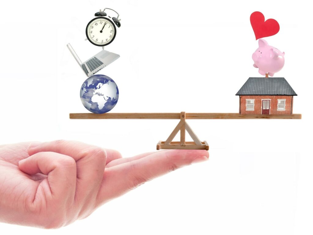 Finger balancing, representing what to do when you feel overwhelmed