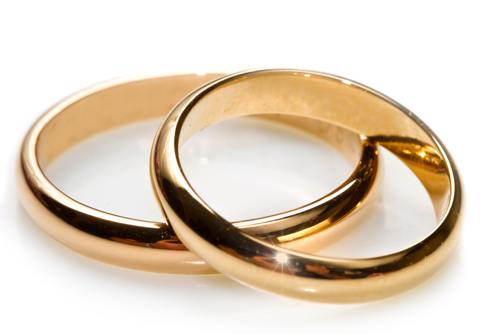 two gold rings on top of each other. Wisdom from a Denver marriage counseling office.