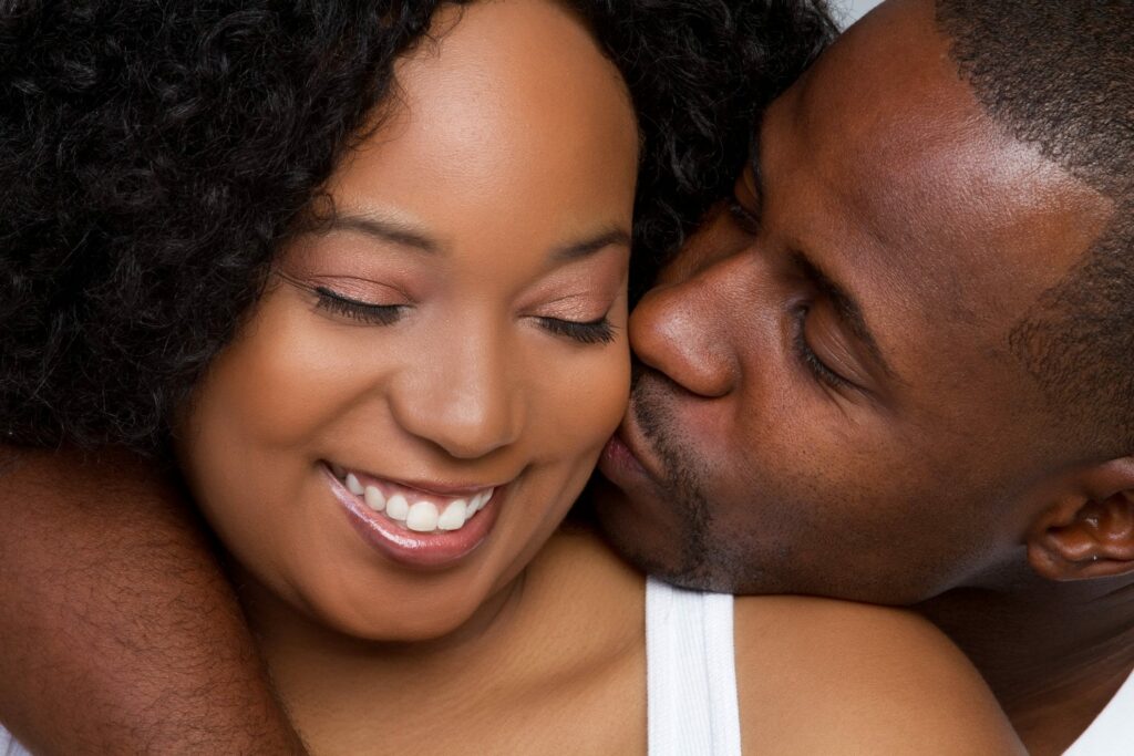 Happy couple representing Personal Growth is For Everyone: Black Counselors Speak Out.