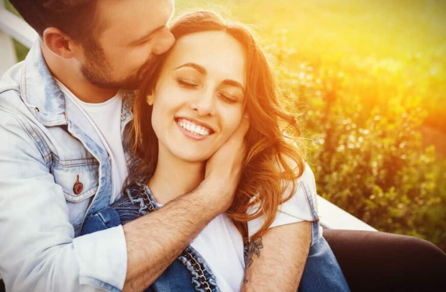 Couple embracing representing How to Feel More Secure in Your Relationship