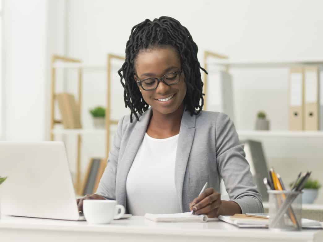 Woman working representing Career Planning