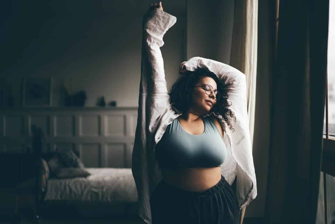 Plus sized African American women with healthy self-esteem.