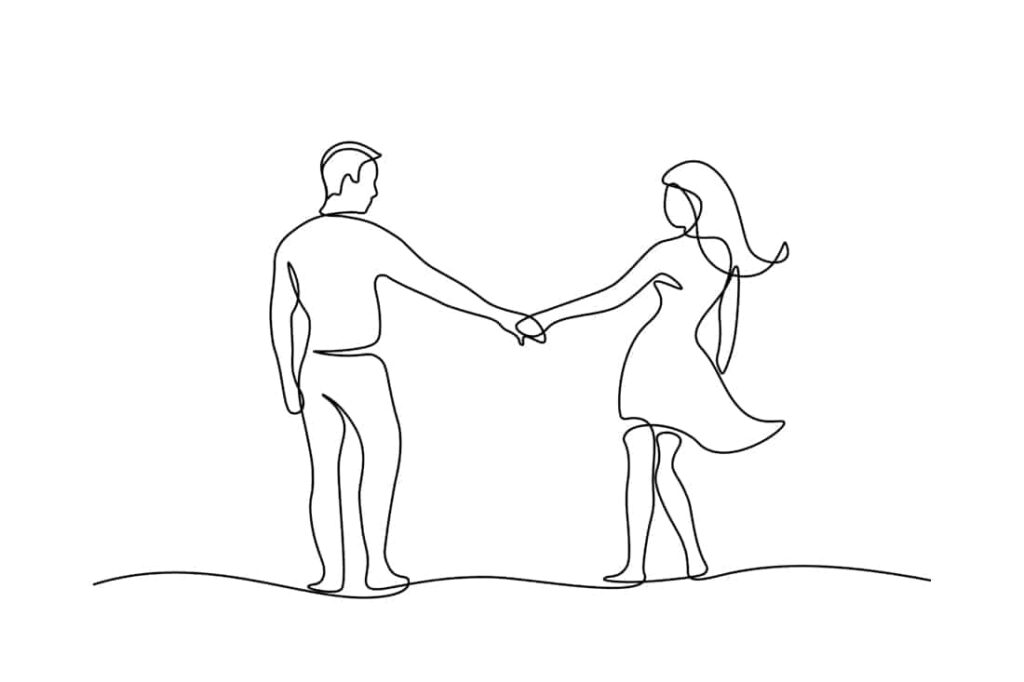 Couple walking together representing pre marriage counseling