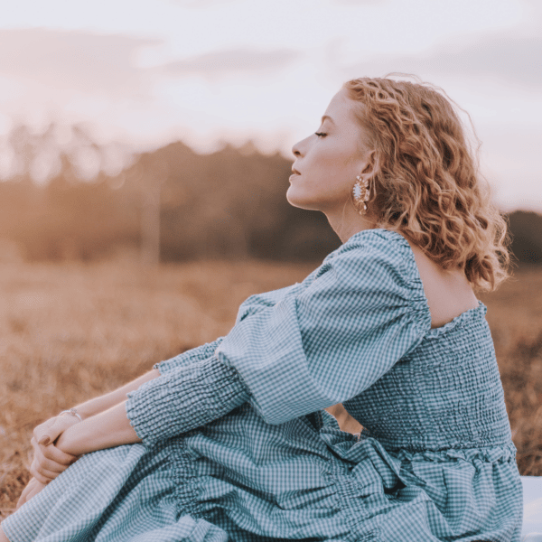 Someone embracing learning how to feel your feelings