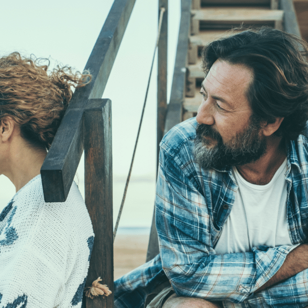 Couple in an unsure space due to conflict avoidance